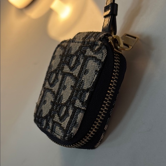 Dior Black and White Monogram Wristlet - Picture 11 of 13